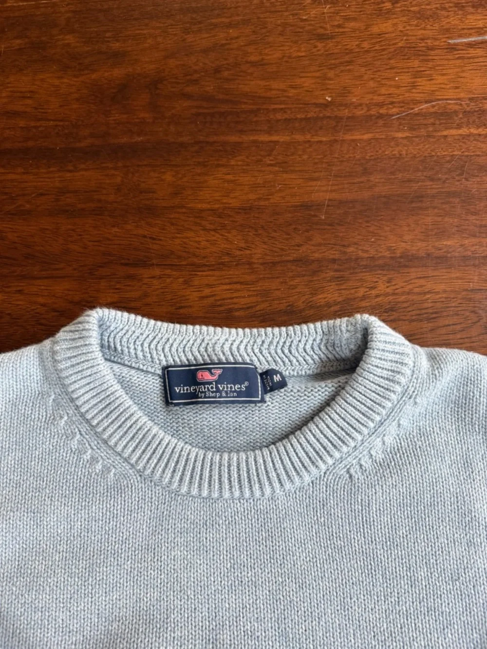 Vineyard Vines Men’s Crewneck Sweater Medium Light Blue
